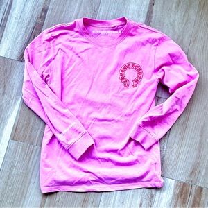 Chrome Hearts Vibrant Pink Long Sleeve Tee